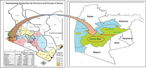Figure 1. Maps showing the study location.