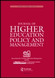 Cover image for Journal of Higher Education Policy and Management, Volume 28, Issue 3, 2006
