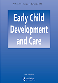 Cover image for Early Child Development and Care, Volume 185, Issue 9, 2015