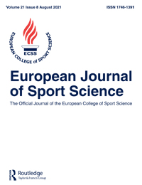 Cover image for European Journal of Sport Science, Volume 21, Issue 8, 2021