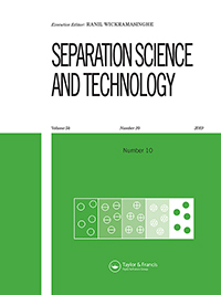Cover image for Separation Science and Technology, Volume 54, Issue 10, 2019