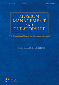 Cover image for Museum Management and Curatorship, Volume 35, Issue 4, 2020