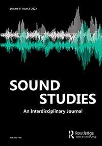 Cover image for Sound Studies, Volume 8, Issue 2, 2022