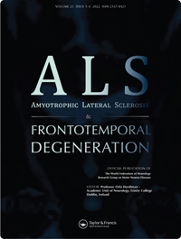 Cover image for Amyotrophic Lateral Sclerosis and Frontotemporal Degeneration, Volume 23, Issue 5-6, 2022