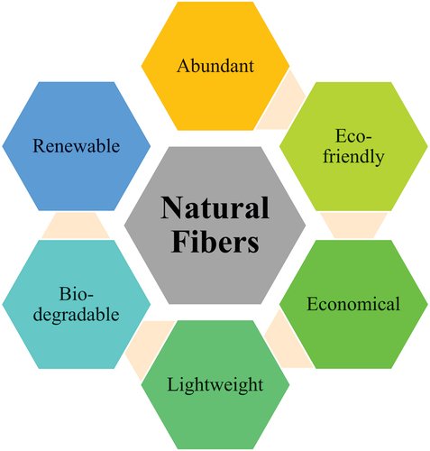 Figure 1. General attributes of natural fibers.