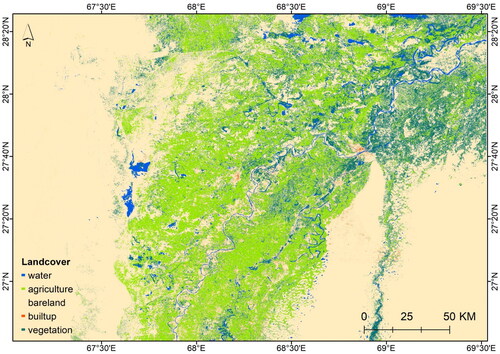 Figure 9. Land cover of the study area.