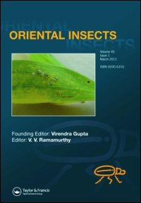 Cover image for Oriental Insects, Volume 23, Issue 1, 1989