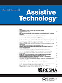 Cover image for Assistive Technology, Volume 34, Issue 3, 2022