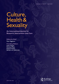 Cover image for Culture, Health & Sexuality, Volume 22, Issue sup1, 2020