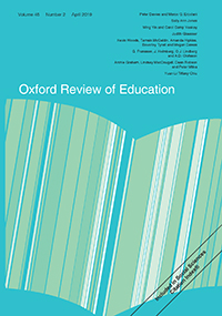 Cover image for Oxford Review of Education, Volume 45, Issue 2, 2019