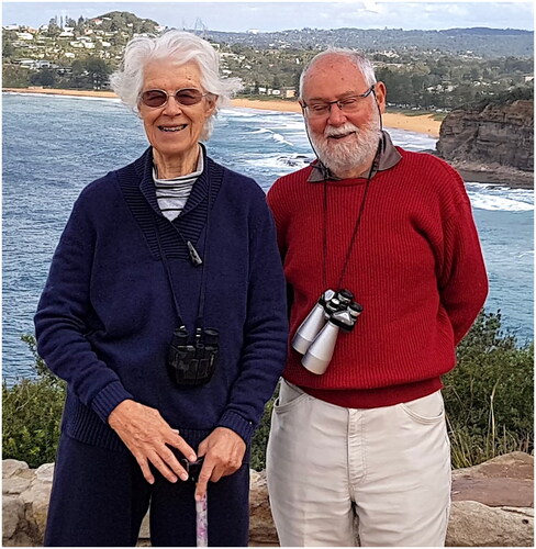Figure 1. Tessa and John Edgar 2018 (Photograph Richard Corkill).