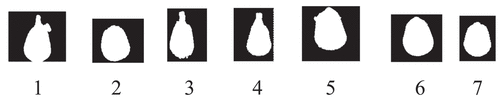 Figure 23. Results of orientation adjustment for corn kernels.