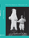Cover image for Performance Research, Volume 14, Issue 2, 2009