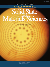 Cover image for Critical Reviews in Solid State and Materials Sciences, Volume 46, Issue 5, 2021