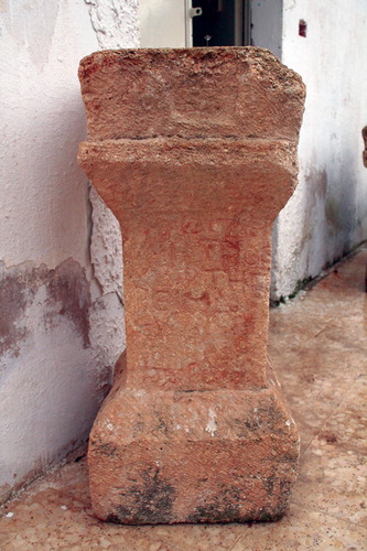 Figure 9. Horned altar from Jerash (Rubina Raja).