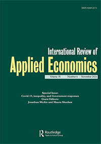 Cover image for International Review of Applied Economics, Volume 35, Issue 6, 2021