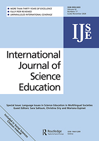 Cover image for International Journal of Science Education, Volume 42, Issue 17, 2020