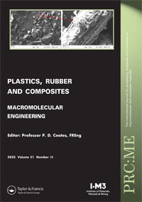 Cover image for Plastics, Rubber and Composites, Volume 51, Issue 10, 2022