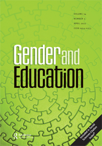 Cover image for Gender and Education, Volume 34, Issue 3, 2022