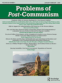 Cover image for Problems of Post-Communism, Volume 68, Issue 1, 2021