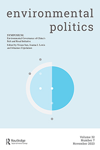 Cover image for Environmental Politics, Volume 32, Issue 7, 2023
