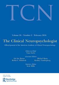 Cover image for The Clinical Neuropsychologist, Volume 30, Issue 2, 2016