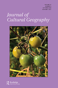 Cover image for Journal of Cultural Geography, Volume 37, Issue 3, 2020