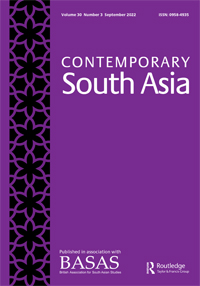 Cover image for Contemporary South Asia, Volume 30, Issue 3, 2022