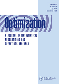 Cover image for Optimization, Volume 70, Issue 7, 2021