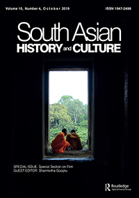 Cover image for South Asian History and Culture, Volume 10, Issue 4, 2019