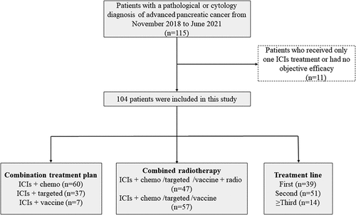 Figure 1. Study design and patient distribution flow chart.