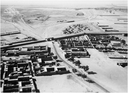 Figure 1. The third wall that separates the port town of Kuwait from its surrounding landscape. Source: Kuwait Oil Company (KOC).