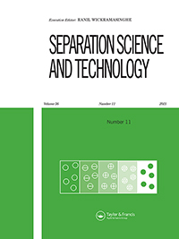 Cover image for Separation Science and Technology, Volume 56, Issue 11, 2021