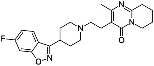 Figure 1. Risperidone chemical formula.