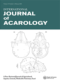 Cover image for International Journal of Acarology, Volume 47, Issue 1, 2021
