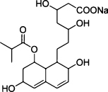 Figure 1 Chemical structure of pravastatin sodium.