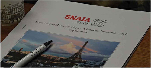 Figure 2. The Smart NanoMaterials 2018 conference was held from 10-13 December 2018 in Paris.