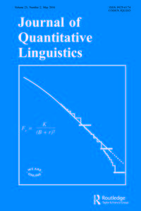 Cover image for Journal of Quantitative Linguistics, Volume 23, Issue 2, 2016