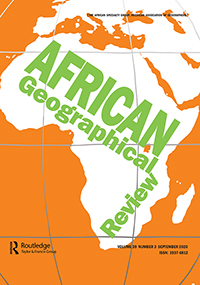 Cover image for African Geographical Review, Volume 39, Issue 3, 2020