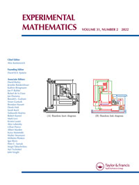 Cover image for Experimental Mathematics, Volume 31, Issue 2, 2022