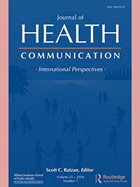 Cover image for Journal of Health Communication, Volume 23, Issue 7, 2018