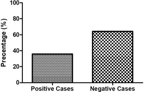 Figure 1 Frequency of positive bacterial meningitis cases.