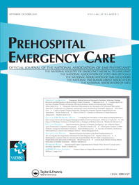 Cover image for Prehospital Emergency Care, Volume 24, Issue 5, 2020