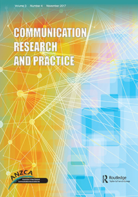 Cover image for Communication Research and Practice, Volume 3, Issue 4, 2017