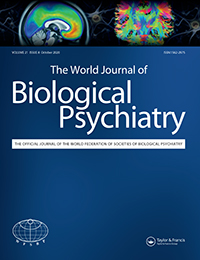 Cover image for The World Journal of Biological Psychiatry, Volume 21, Issue 8, 2020