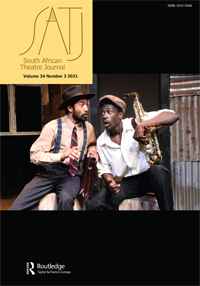 Cover image for South African Theatre Journal, Volume 34, Issue 3, 2021