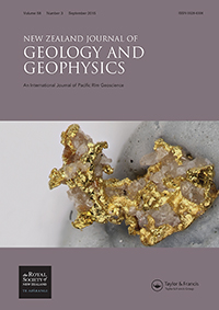 Cover image for New Zealand Journal of Geology and Geophysics, Volume 58, Issue 3, 2015