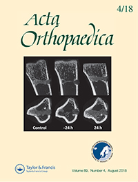 Cover image for Acta Orthopaedica, Volume 89, Issue 4, 2018