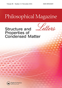 Cover image for Philosophical Magazine Letters, Volume 98, Issue 11, 2018