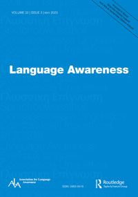 Cover image for Language Awareness, Volume 32, Issue 2, 2023